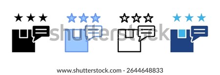 Product Review icon sheet multiple style collection