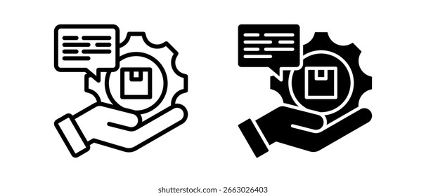 Produktbewertung mehrere Symbol-Set von zwei.line und Glyphe Vektorgrafik
