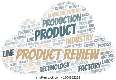 La nube de palabras de revisión de productos se crea sólo con texto.