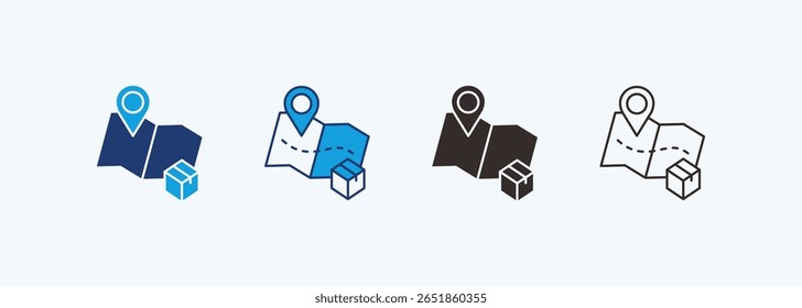 Product Roadmap Icon Set Multiple Style Collection