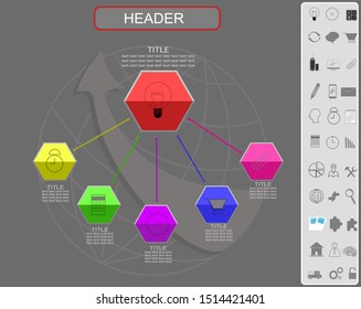 Product Roadmap,mind Map Template Business Infographics And  Icon Pack 