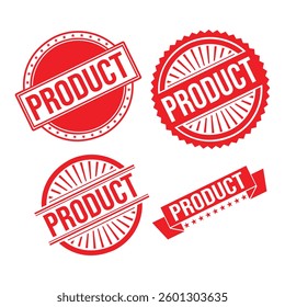 product Rubber stamp design Vector 