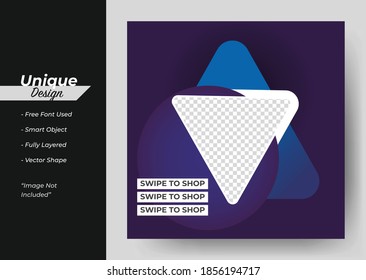 Product Sale & New Collection Concept Social Media Post Template.