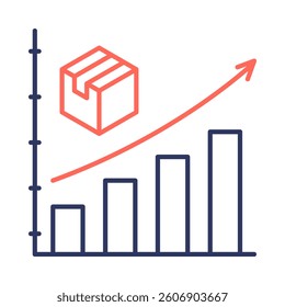 Product Sales Icon Element for Design