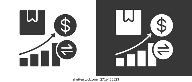 Conjunto De Iconos De Ventas De Producto Colección De Vector Aislado En Blanco Y Negro