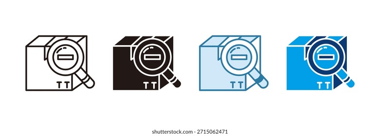 Conjunto de iconos de Búsqueda de Producto Colección de estilo múltiple