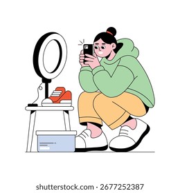 Product Shoot vector Illustration  EPS File