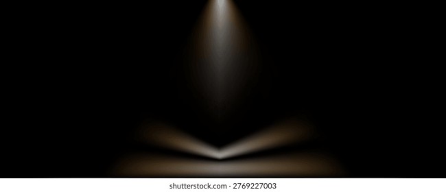 Product showcase spotlight background. Clean photographer studio.