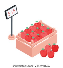  Indicaciones de producto Isometric Flat Icon