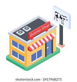  Indicaciones de producto Isometric Flat Icon