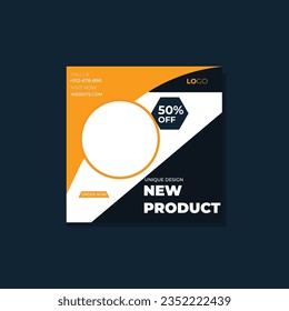 Product social media post  design template .