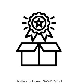 Ilustración vectorial de contorno de ícono especial de Producto