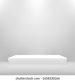 Product Stand. empty space for product design show. stage showcase for new product. banners background. Cosmetic. Podium stand. Vector illustration.