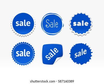 Product stickers set with sale offer. Color splash label, tag, badge, icon & text. The best prise vector banner for web store. Promotional corner located element. Accent promotion flyer, frame design