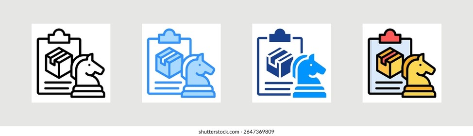 Product Strategy Icon Collection Set Multiple Style
