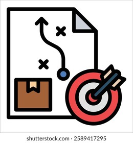 Product Strategy Icon Element For Design