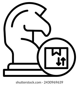 Product Strategy icon line vector illustration