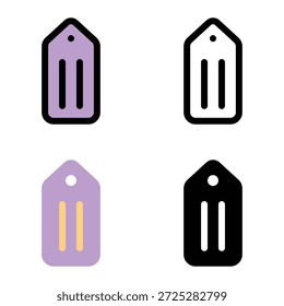 Conjunto de iconos de etiquetas de Producto para etiquetas de comercio electrónico adecuado para App móviles, App de Web y medios impresos. Múltiples iconos de estilo, 