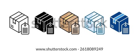 Product Tagging Icon Set Multiple Style Collection
