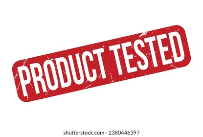 Product Tested rubber grunge stamp seal vector