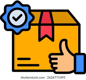 Product Testing Icon Lineal Color Vector Illustration
