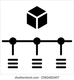 Product Timeline Icon Element For Design