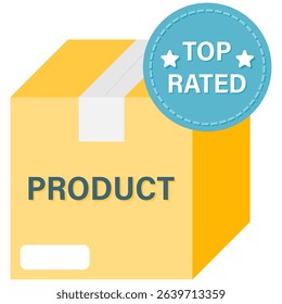 product with a top rated badge