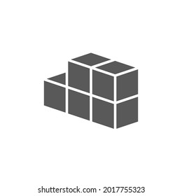 Icono de unidad de producto. Marketing, presentación, publicidad. Resumen del concepto del producto. La ilustración vectorial puede utilizarse para temas como promoción, negocios, desarrollo