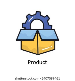 Product vector Filled outline doodle Design illustration. Symbol on White background EPS 10 File 