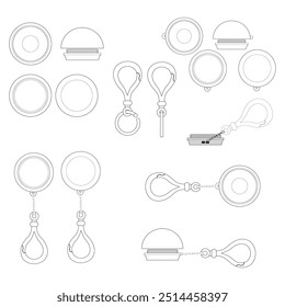 Product vector, illustration, line, editable