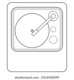 Vetor de produto, ilustração, linha, editável