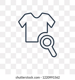 Product vector outline icon isolated on transparent background, high quality linear Product transparency concept can be used web and mobile