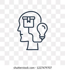 Product vector outline icon isolated on transparent background, high quality linear Product transparency concept can be used web and mobile
