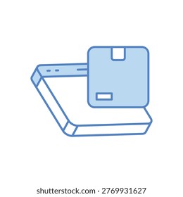 Product Walkthrough Icon vector stock illustration