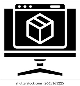 Elemento del icono del Sitio web del Producto para el diseño