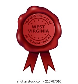 Product Of West Virginia Wax Seal