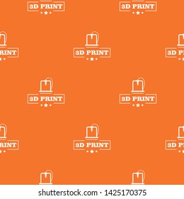 Production 3d printing pattern vector orange for any web design best