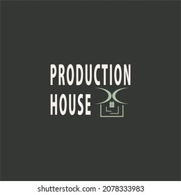 Production house logo. Vector illustration design template