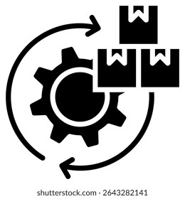 Production Icon Element For Design