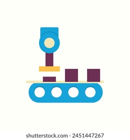 production icon, isolated icon in light background, perfect for website, blog, logo, graphic design, social media, UI, mobile app