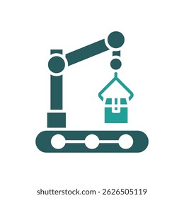production icon. vector.Editable stroke.linear style sign for use web design,logo.Symbol illustration.