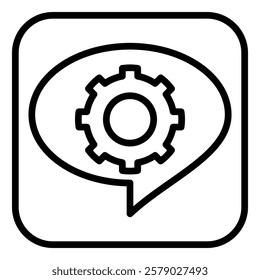 Production Management Outline  Icon Simple Vector Element For Design