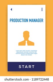 Production Manager Icon