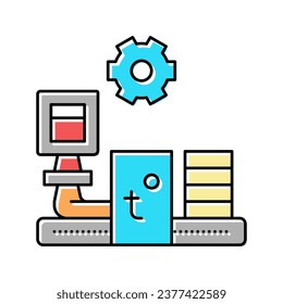 production mineral wool color icon vector. production mineral wool sign. isolated symbol illustration