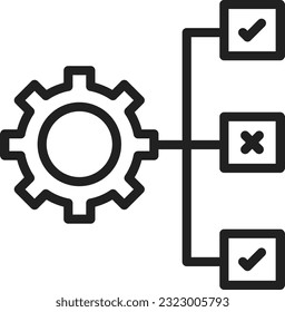 Production Priorities Icon image. Suitable for mobile application.