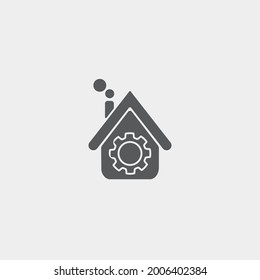 Production vector icon illustration sign