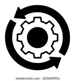 icono del vector de producción aislado en fondo blanco