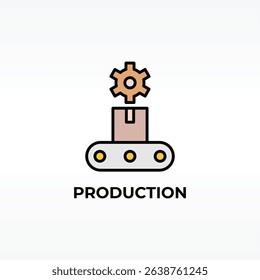 Production Vector, Icon Or Logo Sign Isolated Symbol Illustration