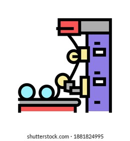 production wallpaper color icon vector. production wallpaper sign. isolated symbol illustration
