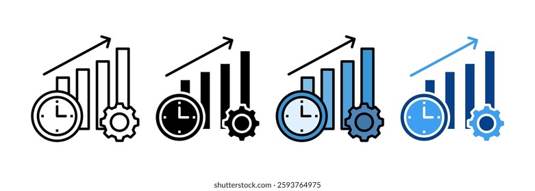 Productive Icon Set Multiple Style Collection